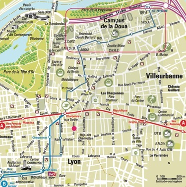 Le quartier de Villeurbanne Charpennes